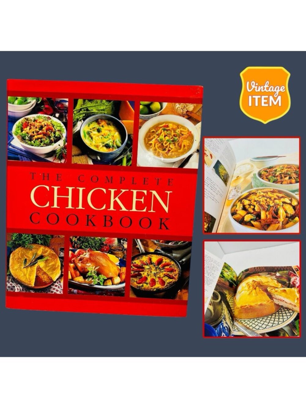 Vintage Hardcover The Complete Chicken Cookbook By Merehurst. VERY GOOD!